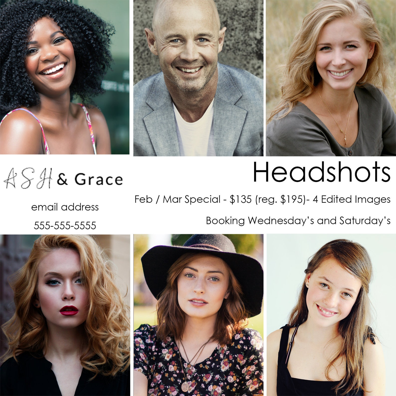 Headshot / Portrait PSD Marketing Template CLEAN Collection Etsy Headshot / Portrait PSD Marketing Template CLEAN Collection Etsy