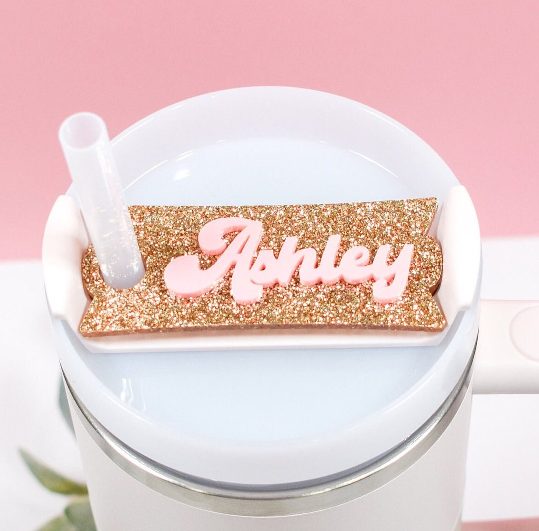 Tumbler Name Plate, Tumbler Cup Accessories, Personalized Tumbler Name ...