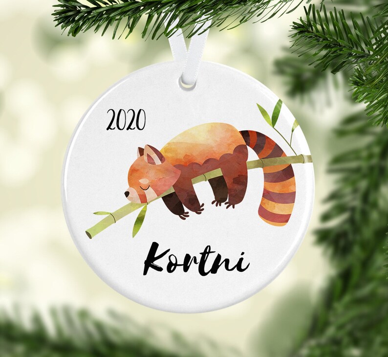 Red Panda Christmas Ornament 