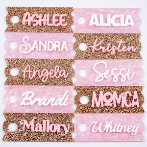 Personalized Stanley Tumbler Name Plate: Acrylic Stanley Cup Accessory