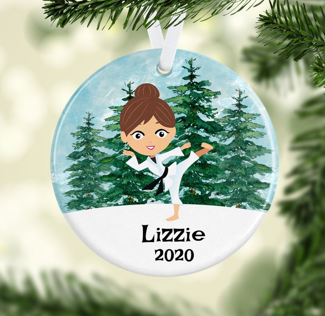 Karate Ornament/karate Gifts/christmas Ornaments/gift for Her