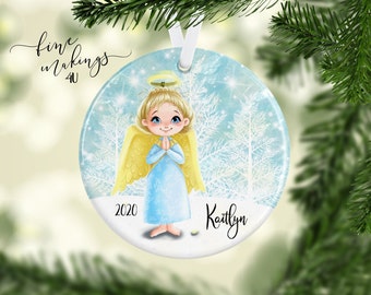 Angel Ornament/Christmas Angel Decor/Christmas Ornaments/Personalized Angel Ornament/Christmas Gifts/Custom Ornament/Christmas Decorations