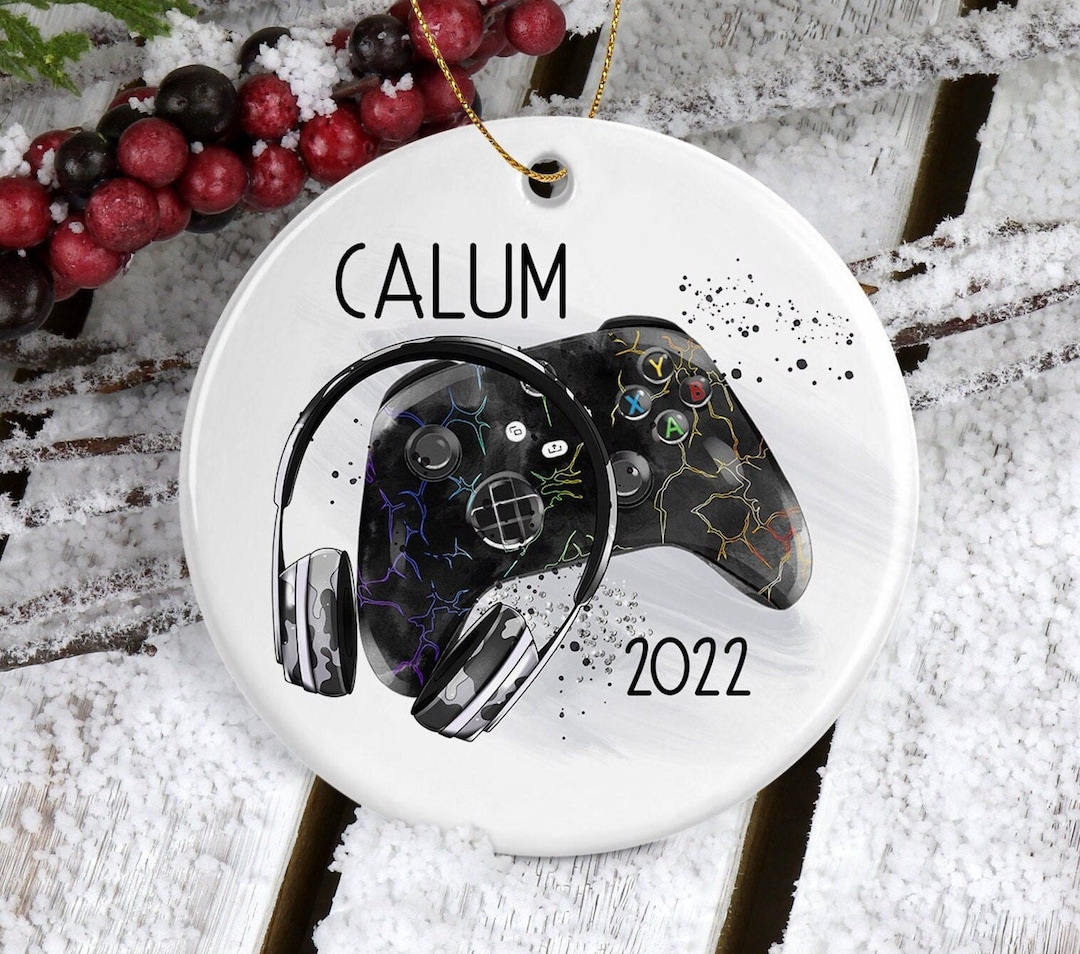 Gaming Ornament/gamer Gifts/christmas Ornaments/personalized Etsy