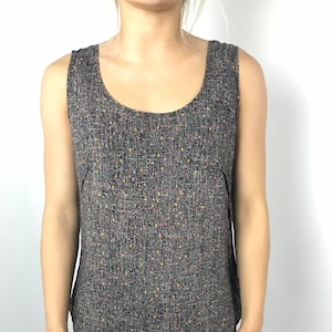 90&#39;s Printed Reversible Sleeveless Top