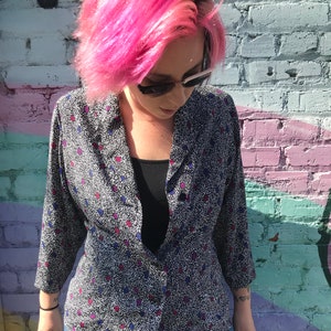 80's All Over Printed Blazer image 1