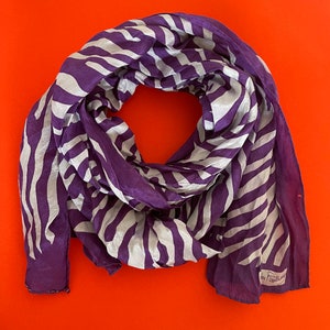 Vintage Diane von Furstenberg Zebra Scarf