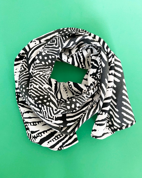 90's Zebra Scarf - image 2