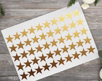Gold Star Stickers, Good Job Stickers, Removable Vinyl, Teacher Supplies, Star Envelope Sealing Stickers, Planner Stickers, Chore Stickers