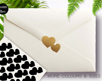 Heart Stickers, Weddings, Valentines Day, Love, Weddings, Removable Vinyl, Party Invitations, Envelope Sealing Stickers, Planner Stickers