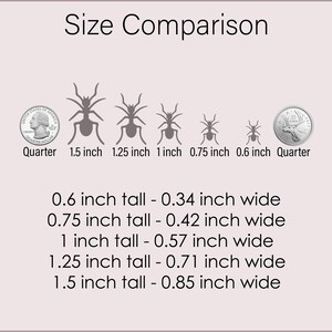 Ant Stickers, Birthday Card Stickers, Insect Stickers, Bugs, Gag Gifts, Removable Vinyl, Envelope Sealing Stickers, Planner Stickers image 2
