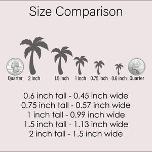 Palm Tree Stickers, Luau, Summer Party, Destination Wedding Stickers, Desert, Removable Vinyl, Party Invitations, Envelope Sealing Stickers Bild 2
