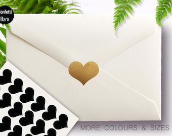 Heart Stickers, Weddings, Valentines Day, Love, Weddings, Removable Vinyl, Party Invitations, Envelope Sealing Stickers, Planner Stickers