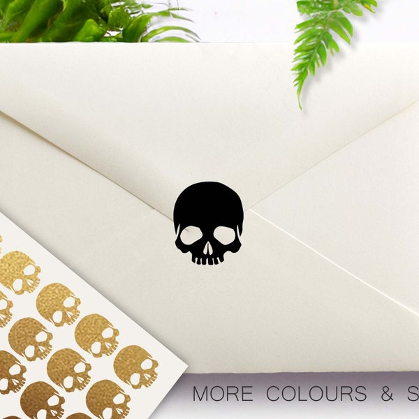 Human Skull Stickers, Halloween Theme, Wedding Stickers, Birthday Party, Human Skeleton, Half Skull, Death, Envelope Sealing Stickers