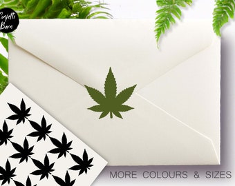 Cannabis Stickers, Marijuana Leaf, Weed Leaf, 420 Party, Party Invitations, Weed Wedding, Removable Vinyl, Envelope Seals,  Planner Stickers