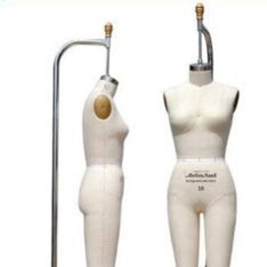 Size 10 FullBody Professional Tailors Female Dress Form with Collapsible Shoulder