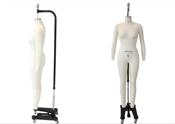 JSF Dressmakers Foam Mannequin Dummy - Female Shape, Ideal For Students & Professionals (UK Size)
