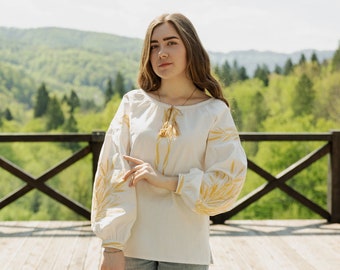 Camicia Tradizionale Ucraina Ricamata A Punto Croce Vyshyvanka - Foto 9