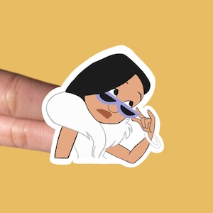 Bougie Girl Waterproof Sticker: Laptop, Phone, Notebook