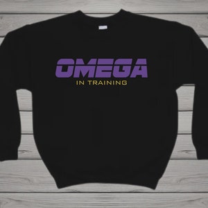 YOUTH Future Que Sweatshirt | Omega Kids YOUTH Shirt | Greek Kids TShirt Sweatshirt