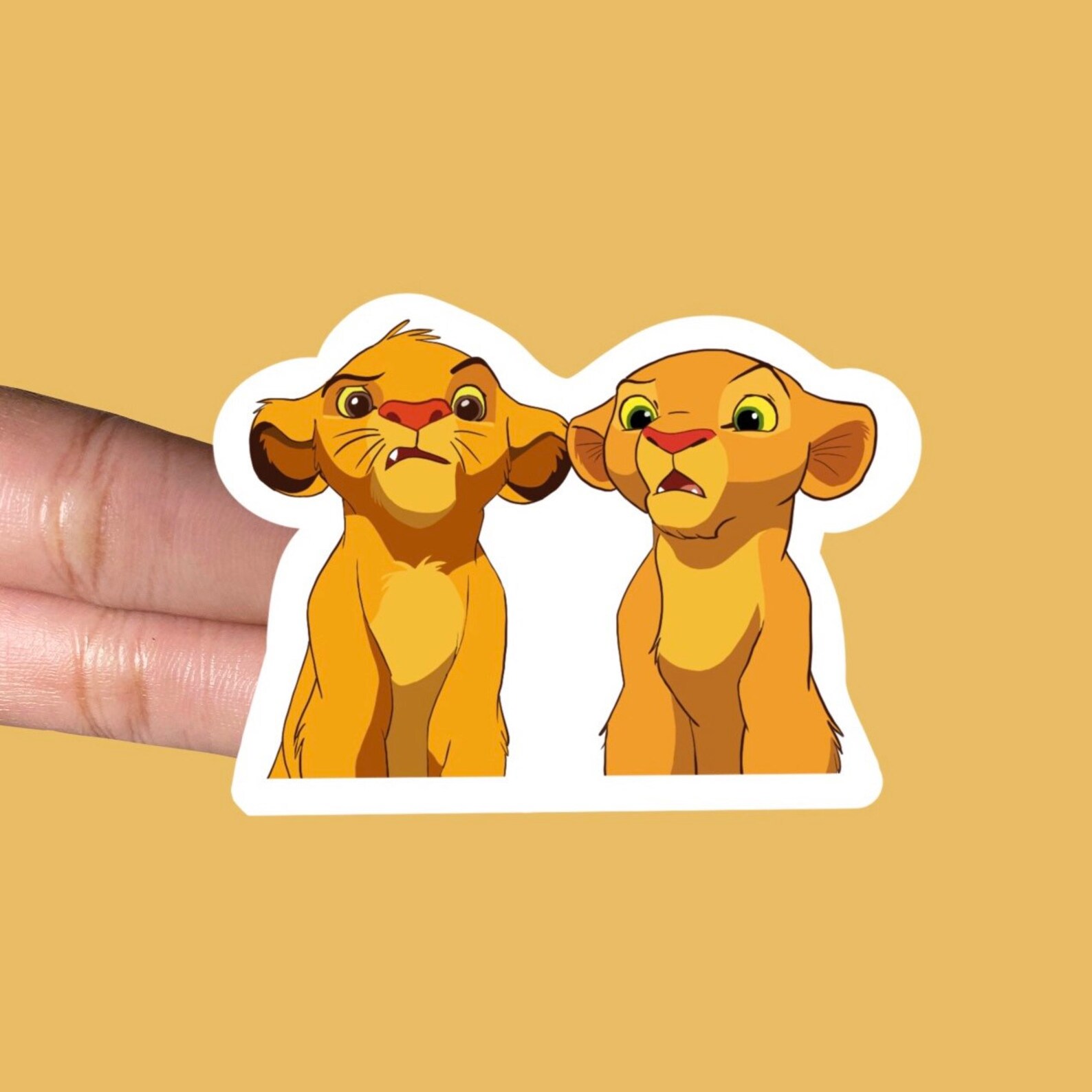 Lion King Sticker Cute Waterproof Sticker Cool Stickers Etsy