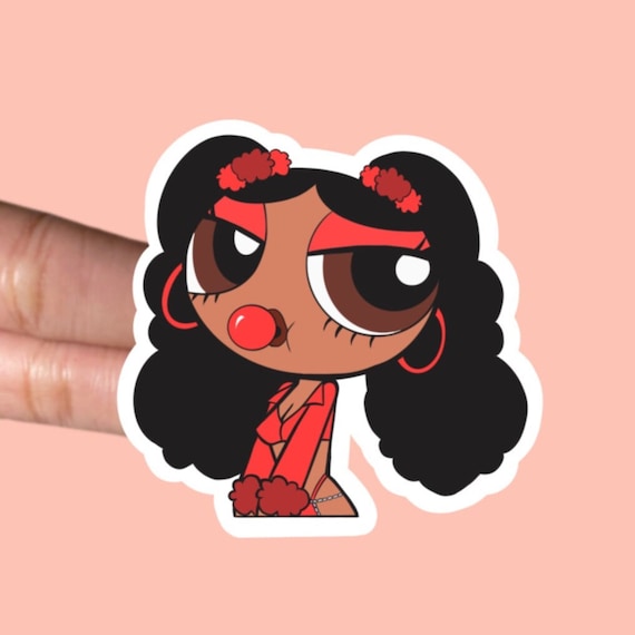 Cutie Girl Sticker | Cute Waterproof Stickers | Cool Stickers