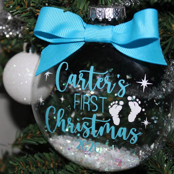 Baby’s First Christmas Ornament | Custom Christmas Ornament | Baby Ornament | First Christmas