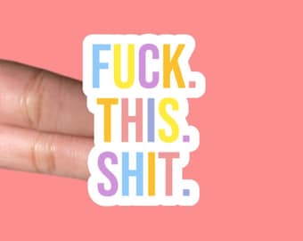 Vulgar Sticker | Waterproof Sticker | Funny Stickers