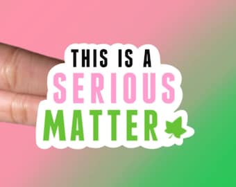 Pretty Girl Sticker | Sorority Sticker | Waterproof Sticker