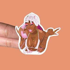 Female Artist Sticker | Waterproof Sticker | Cute Stickers
