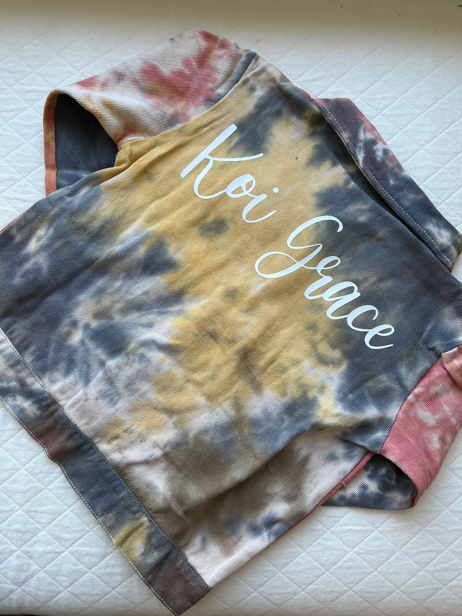 Kid Tie Dye Jean Jacket / Toddler Jean Jacket / Child Denim Etsy