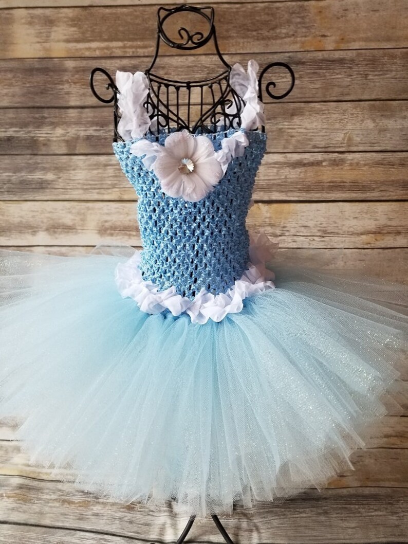 baby blue tutu dress