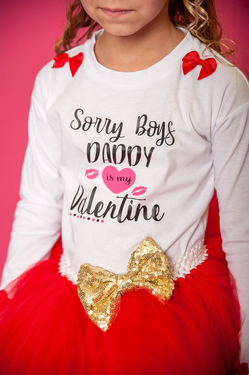 Baby Girl Valentines Outfit Red Valentine Tutu Pink and Red Etsy