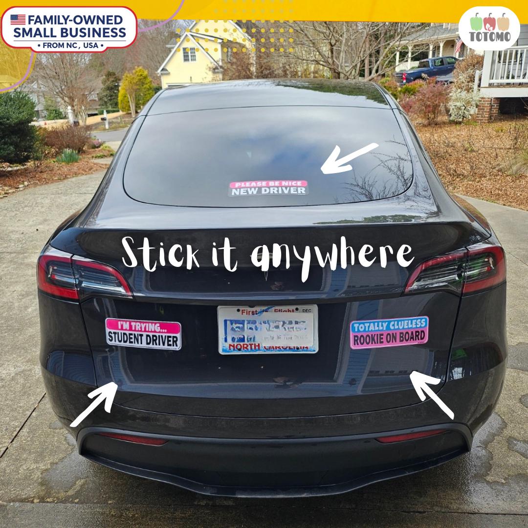 3pcs New Driver Magnet For Car,Student Driver Magnet, Please Be Patient - View #5