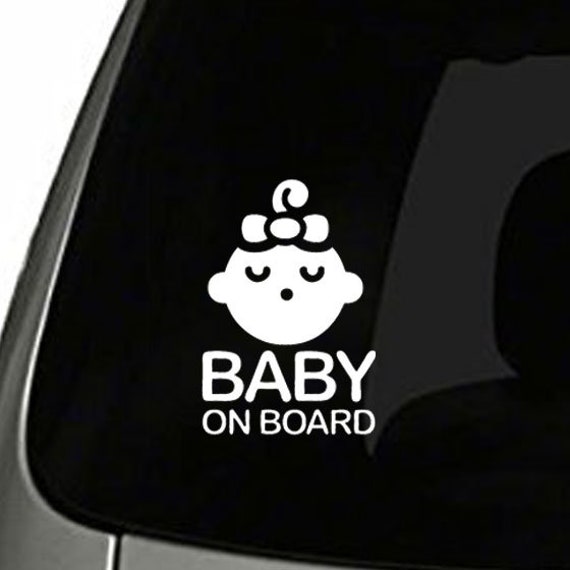 Baby On Board Bumper Sticker Auto Decal Car Truck RV SUV Safety Sign Window