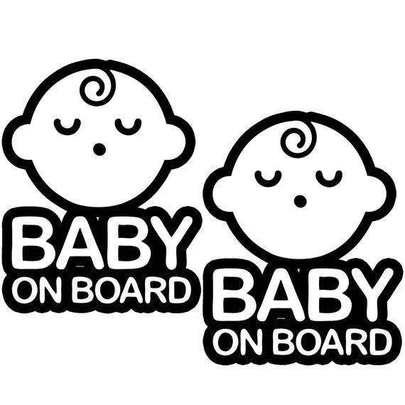 Baby on Board Aufkleber Auto, 3-Pack Reflektierende Baby an Bord
