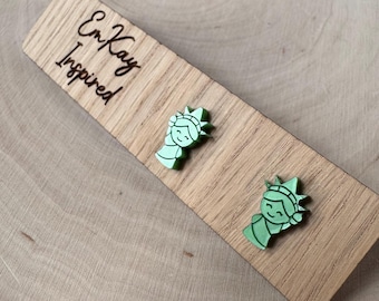 USA earrings, America 250, fourth of july , gift for her, patriotic jewelry, cute earrings studs, gifts under 20, Statue of Liberty