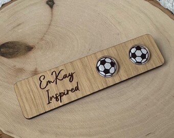 soccer earrings, earrings stud, gifts for her, gift for mom, birthday gift, sports, sports earrings for mom, soccer mom