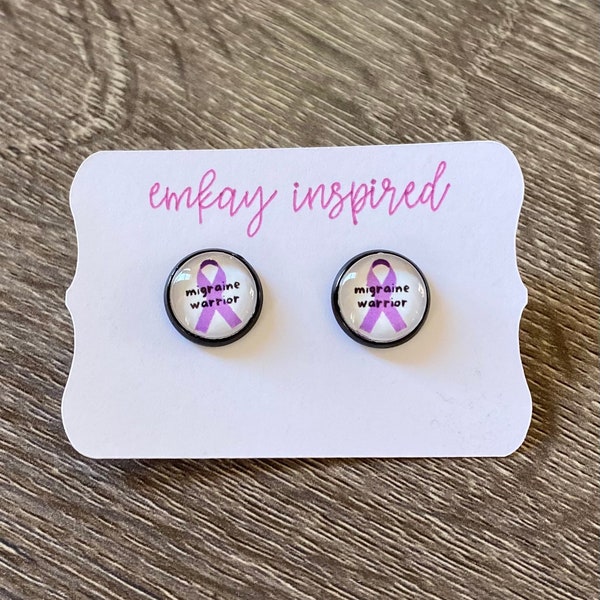 Migraine Earrings Etsy