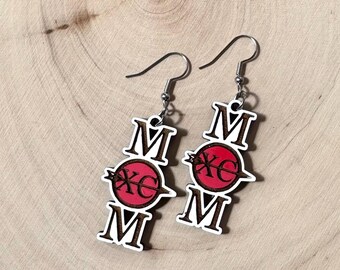 Cross country earrings, earrings dangle, gifts for her, gift for mom, birthday gift, sports, fall earrings, earrings for cross country mom