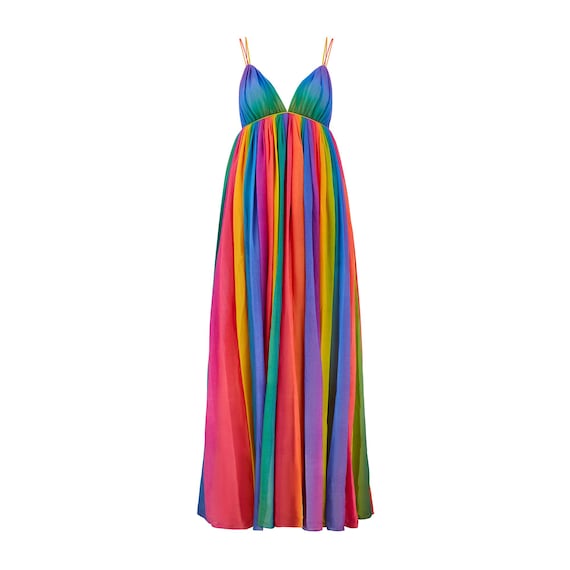jean varon maxi dress Jean Varon Maxi Dress Golden Threads