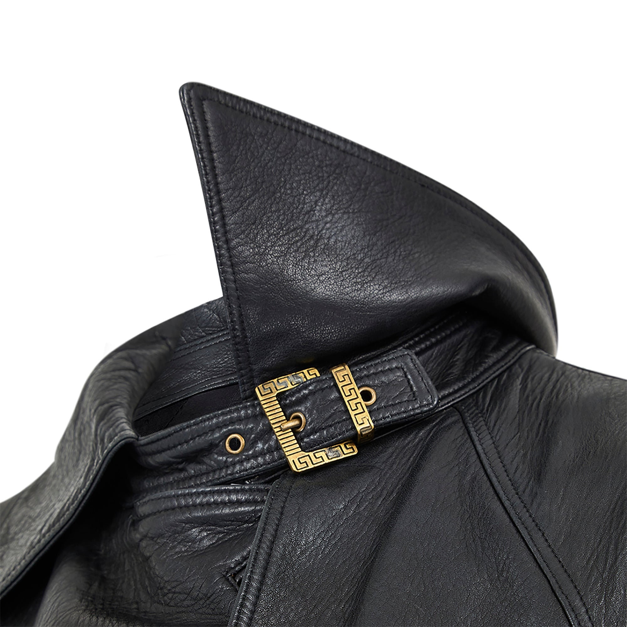 VERSACE コットン ジャケット ライダース 90s 00s メデューサ