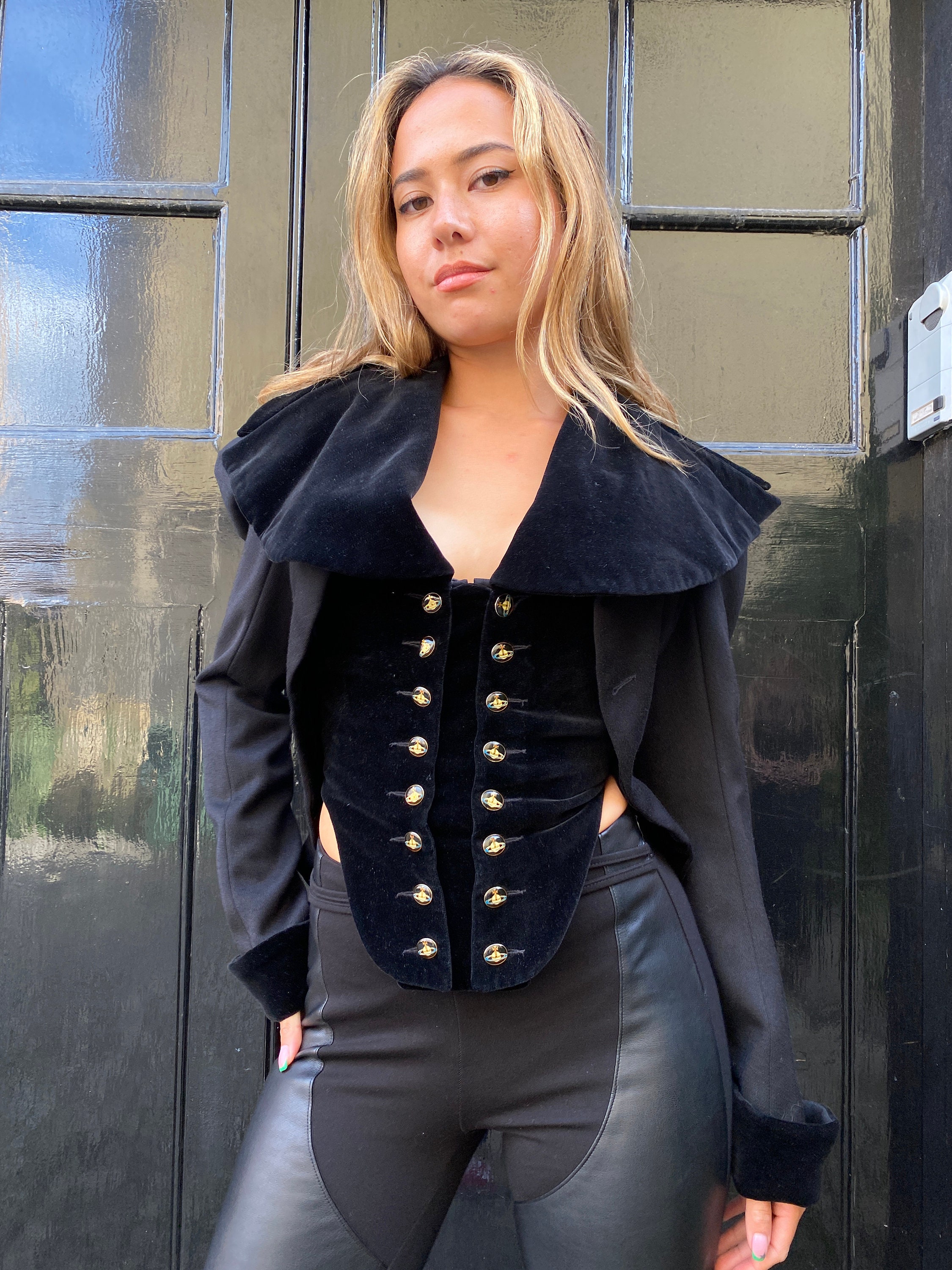 1995 Gold Label Vivienne Westwood Vive La Cocotte Corset Set 1995 Gold Label Vivienne Westwood Vive La Cocotte Corset Set