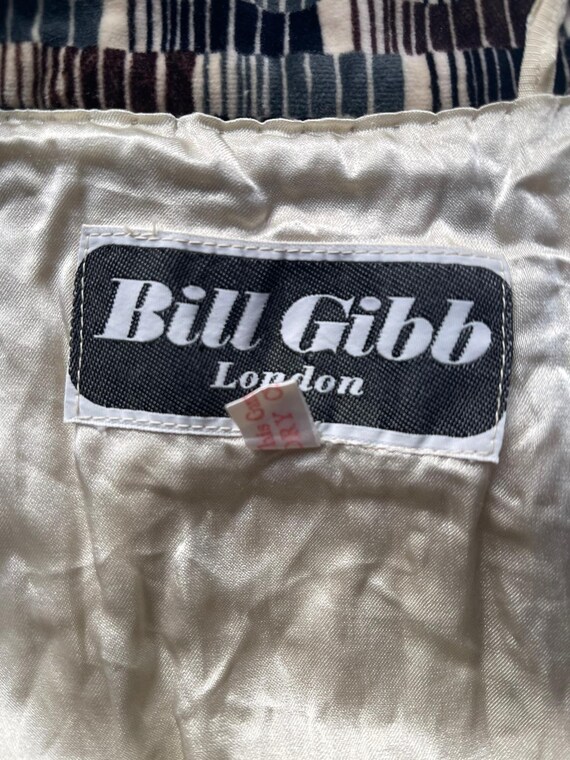 1970s Bill Gibb Piano Print Velvet Midi Skirt - image 5