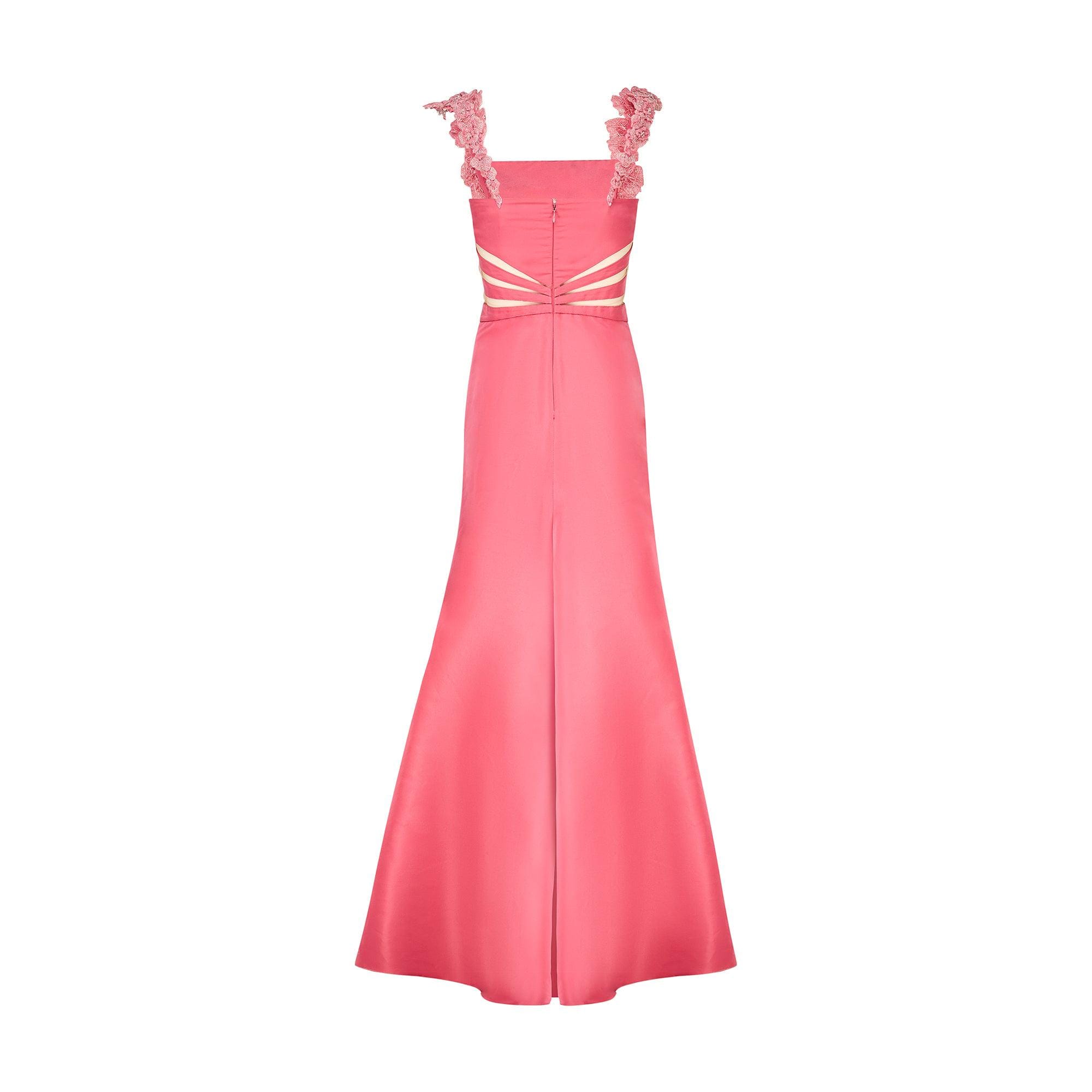 pink valentino dress Valentino Spring/Summer 2007 runway pink silk ruffle gown is dropping at Raffe today