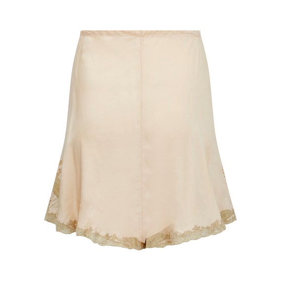 1930s Blush Pink Silk and Lace Tap Pants - image 2