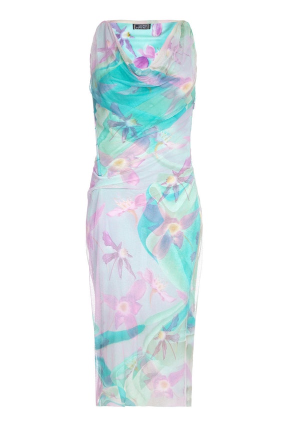 versace flower dress