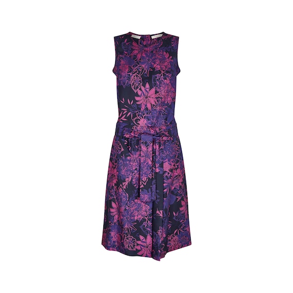 fitted lace wedding dress Escada Purple Silk Dress