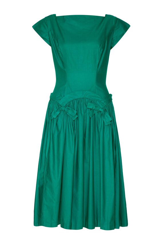 green cotton dress uk