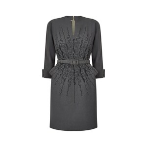 women's beaded dolman-sleeve dress Adrianna Papell Floral Beaded Mermaid Gown