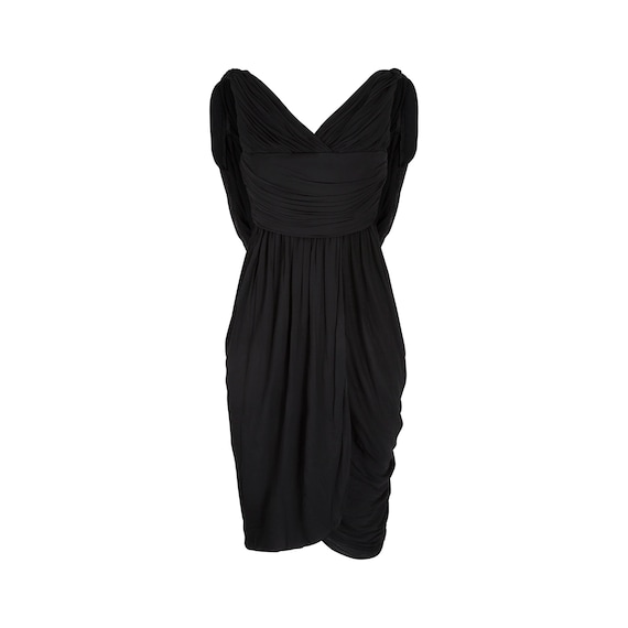 1970s Halston Black Label Couture Jersey Dress - image 1